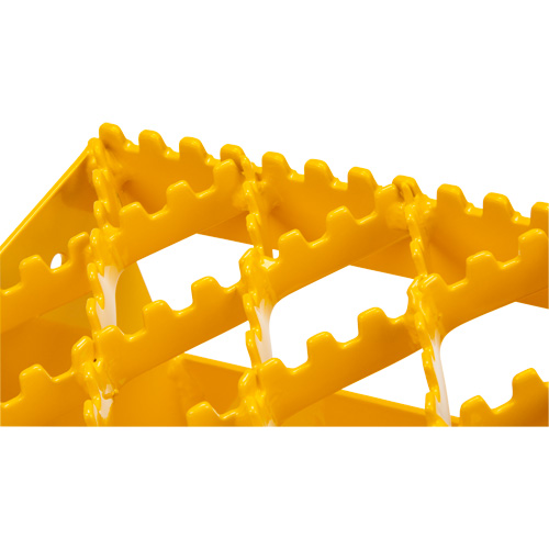 Ice Chocks, Steel, Yellow, 8-1/16" W x 10-5/8" D x 8-13/16" H Waymarc Industries Inc