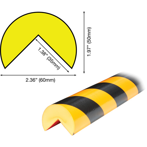 A Plus Profile 1M Corner Protection Bumper Guard Waymarc Industries Inc