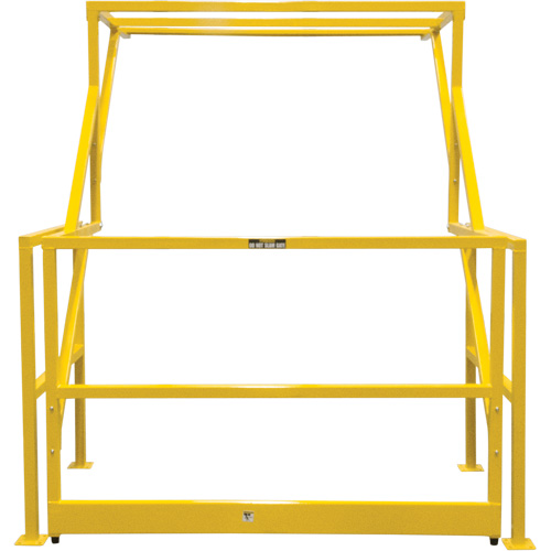 Mezzanine Safety Gate, 70" L x 77" H, 78" Raised, Yellow Waymarc Industries Inc