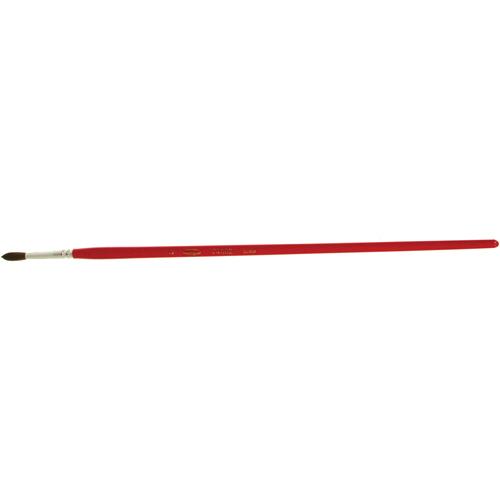 Pinceau de forme ronde pour marquage, Largeur de la brosse de 5/32", Soie de chameau, Manche &agrave; Bois Waymarc Industries Inc