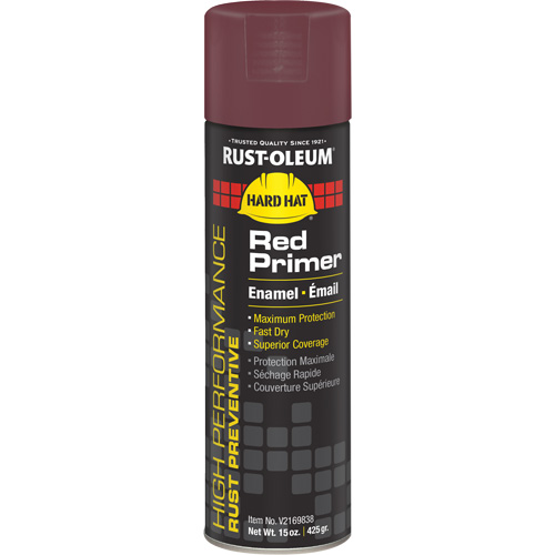 V2100 System Enamel Spray Primer, Red, Matte, 15 oz., Aerosol Can Waymarc Industries Inc