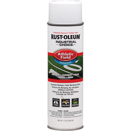 Industrial Choice&reg; AF1600 Athletic Field Striping Paint, White, 17 oz., Aerosol Can Waymarc Industries Inc