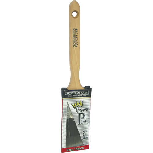 Angular Pro Paint Brush, Poly/Nylon, Wood Handle, 2" Width Waymarc Industries Inc