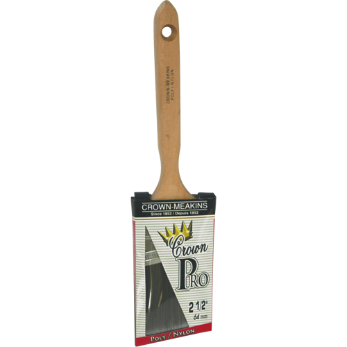 Angular Pro Paint Brush, Poly/Nylon, Wood Handle, 2-1/2" Width Waymarc Industries Inc