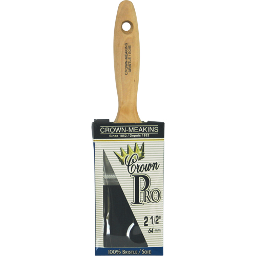 Pinceau &agrave; soies angulaires Crown Pro, Soies, Manche Bois, Largeur de 2-1/2" Waymarc Industries Inc