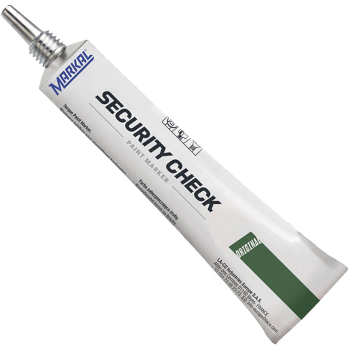 Security Check Paint Marker, 1.7 oz., Tube, Green Waymarc Industries Inc