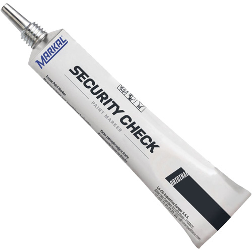 Marqueur de peinture de contr&ocirc;le de s&eacute;curit&eacute;, 1,7 oz, Tube, Noir Waymarc Industries Inc