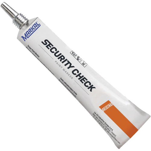 Security Check Paint Marker, 1.7 oz., Tube, Orange Waymarc Industries Inc