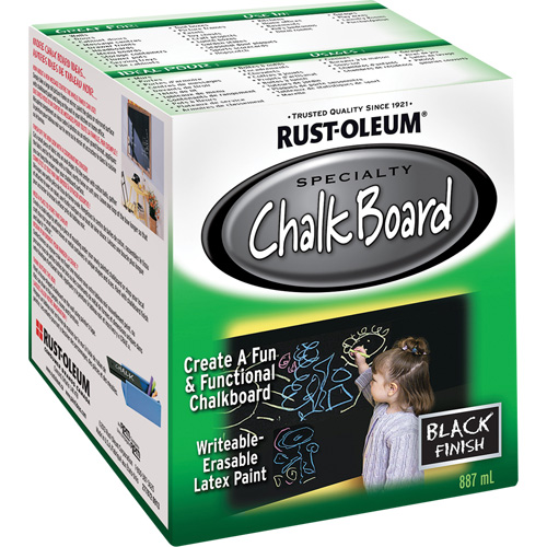 Peinture pour tableau noir, 877 ml, Canette, Noir Waymarc Industries Inc