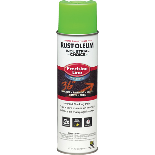 Peinture de marquage lin&eacute;aire de pr&eacute;cision &agrave; base d'eau M1800, 17 oz, Canette a&eacute;rosol Waymarc Industries Inc
