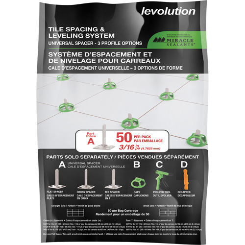 Miracle Sealants&reg; Levolution Universal Spacer Waymarc Industries Inc