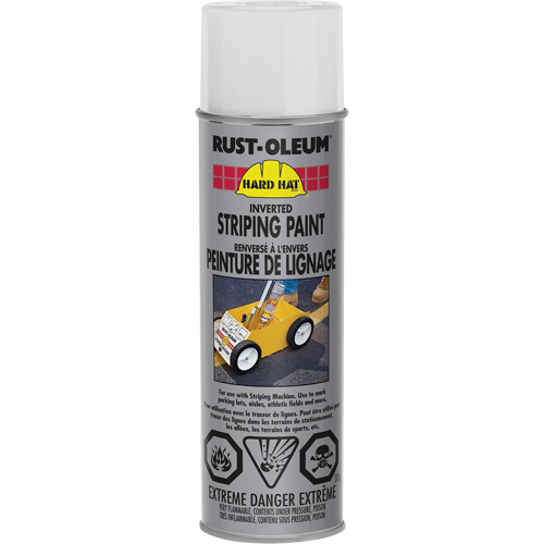 Inverted Marking Paint Spray, White, Aerosol Can Waymarc Industries Inc