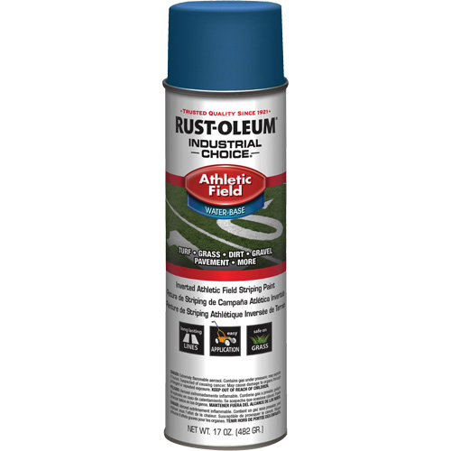 AF1600 Athletic Field Striping Paint, Blue, Aerosol Can Waymarc Industries Inc