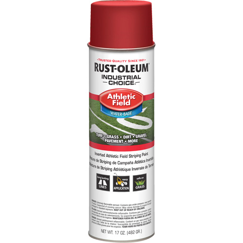 Peinture de lignage pour terrains de sport AF1600, Rouge, Canette a&eacute;rosol Waymarc Industries Inc