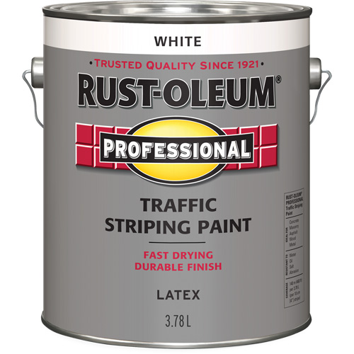 Peinture pour traçage de lignes de circulation, Blanc, 3,78 L, Cruche Waymarc Industries Inc
