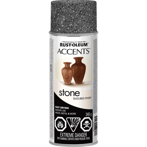 Accents&reg; Stone Creations Spray Paint, Aerosol Can, Grey Stone Waymarc Industries Inc