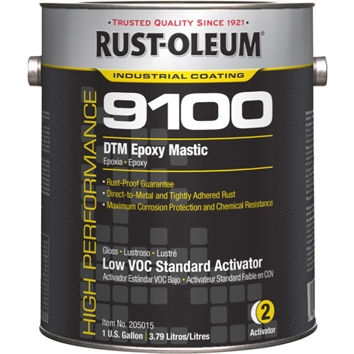 9100 System DTM Epoxy Mastic Standard 250 VOC Activator, Gallon Waymarc Industries Inc
