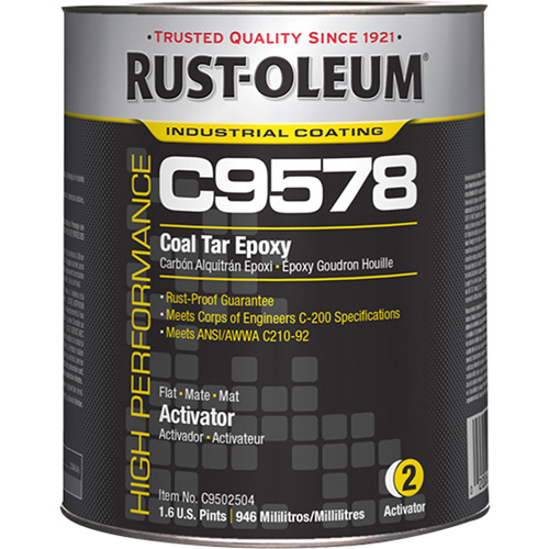Activateur pour rev&ecirc;tement &eacute;poxydique &agrave; base de goudron de houille et &agrave; haute teneur en solides du syst&egrave;me C9578, 0,2 gal., Seau Waymarc Industries Inc