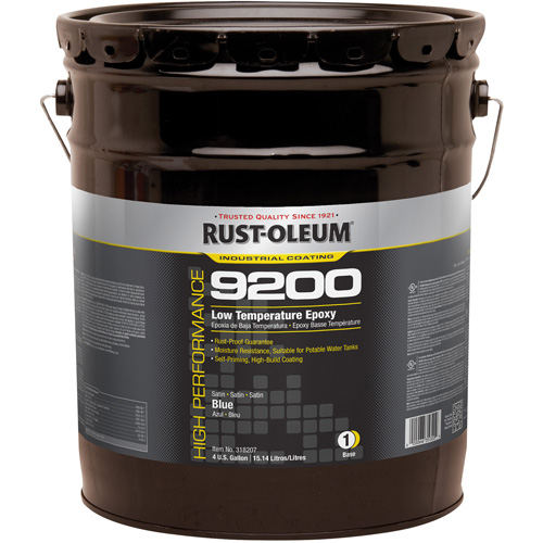 9200 System Low Temperature Epoxy Base, Blue, 4 gal., Pail Waymarc Industries Inc