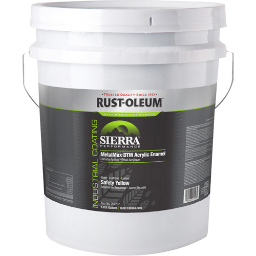 &eacute;mail acrylique DTM Sierra Performance MetalMax Plus, 5 gal., Seau, Jaune Waymarc Industries Inc