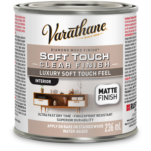 Varathane&reg; Diamond Wood Finish&reg; Coating, 236 ml, Clear, Matte Waymarc Industries Inc