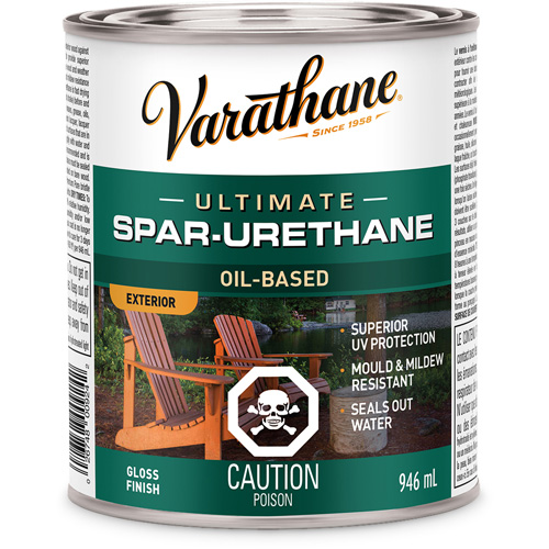 Rev&ecirc;tement &agrave; fini diamant pour bois Varathane, 946 ml, Transparent, Brillant Waymarc Industries Inc