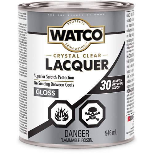 Laque pour bois Watco, 946 ml, Transparent, Brillant Waymarc Industries Inc