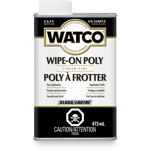 Watco&reg; Wipe-on Poly Stain, 473 ml, Clear, Gloss Waymarc Industries Inc