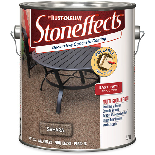 Stoneffects Decorative Concrete Coating, 3.78 L, Textured, Beige Waymarc Industries Inc