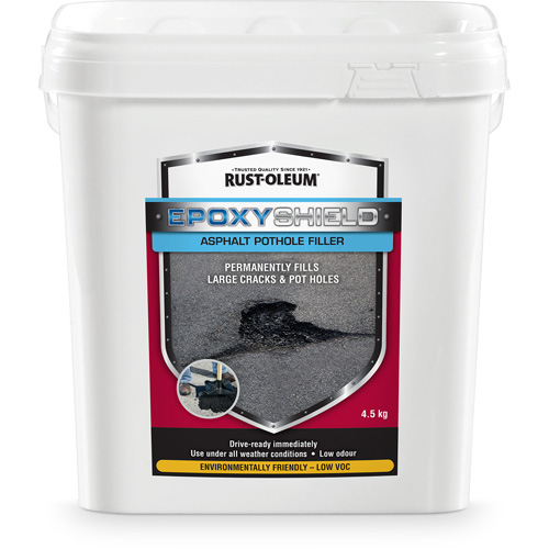 Remplisseur de nids-de-poule dasphalte EpoxyShield, Seau, Noir Waymarc Industries Inc