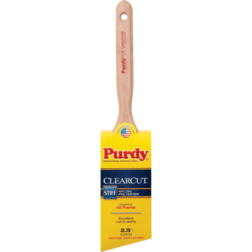 Pinceau Clearcut Glide, Poly/nylon, Manche Bois, Largeur de 2-1/2" Waymarc Industries Inc