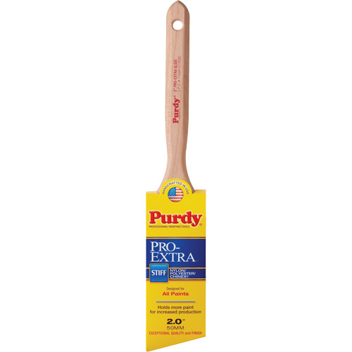 Pro-Extra Glide Paint Brush, Blended Material, Wood Handle, 2" Width Waymarc Industries Inc