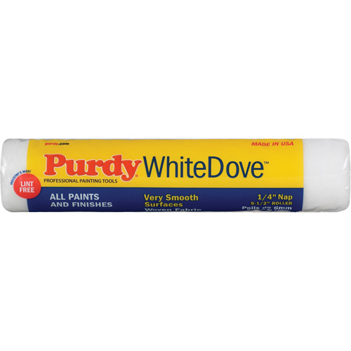 Dove Roller Cover, 6.35 mm (1/4") Nap, 240 mm (9-1/2") L Waymarc Industries Inc