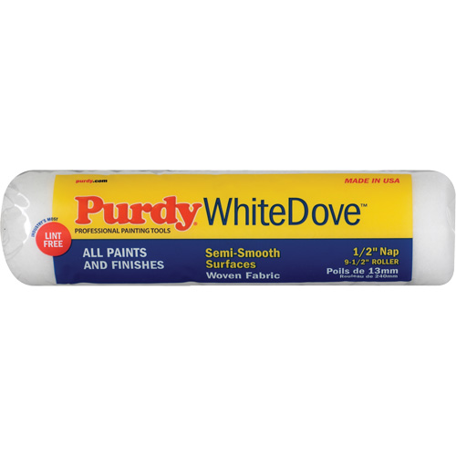 Dove Roller Cover, 12.7 mm (1/2") Nap, 240 mm (9-1/2") L Waymarc Industries Inc