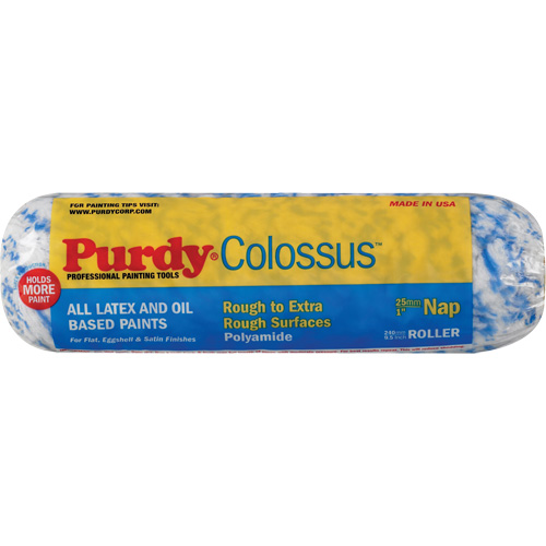 Colossus Roller Cover, 25 mm (1") Nap, 240 mm (9-1/2") L Waymarc Industries Inc
