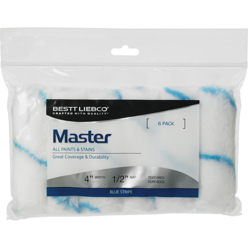 Mini couvre-rouleau &agrave; bande bleue Master, Nap 13 mm (1/2"), 101,6 mm (4") l Waymarc Industries Inc