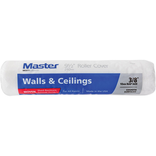 Master Woven Roller Cover, 10 mm (3/8") Nap, 240 mm (9-1/2") L Waymarc Industries Inc