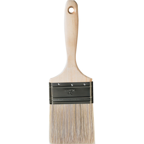 Pinceau pour murs et moulures One Coat, Soie blanche, Manche Bois, Largeur de 3" Waymarc Industries Inc