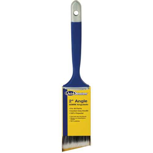 Pinceau &agrave; angle Quick Solutions, Polyester, Manche Plastique, Largeur de 2" Waymarc Industries Inc
