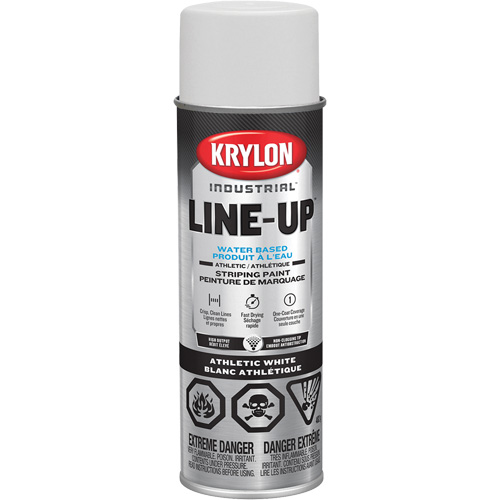 Industrial LINE-UP Athletic Field Striping Aerosol Paint, White, 18 oz., Aerosol Can Waymarc Industries Inc