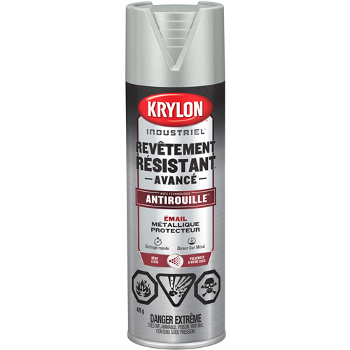 Tough Coat&reg; Advanced Paint with Rust Barrier Technology, Aluminum, Metallic, 425 g, Aerosol Can Waymarc Industries Inc