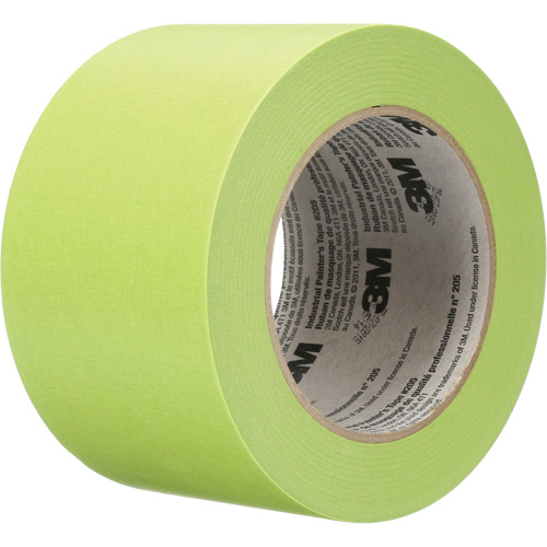 Industrial Painter's Tape 205, 72 mm (2-4/5") x 55 m (180'), Green Waymarc Industries Inc