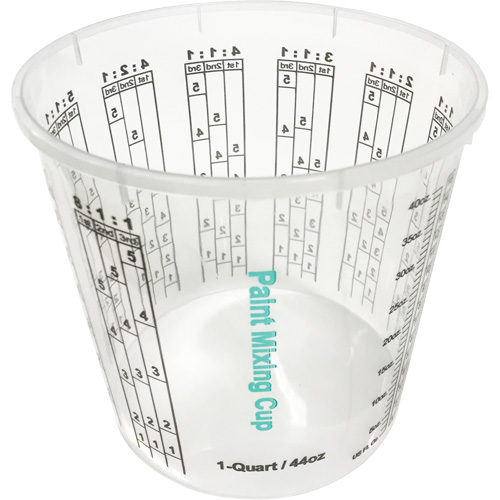 Gobelet en plastique pour m&eacute;lange de peinture, 1,25 L Waymarc Industries Inc