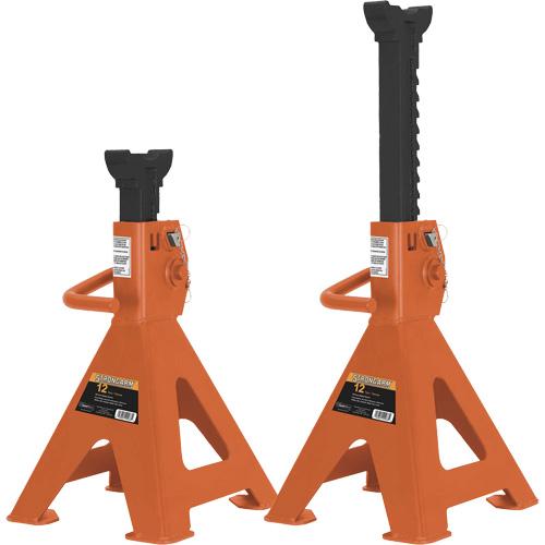 872B B&eacute;quilles de cric, Poign&eacute;e/rochet verrouillable, Capacit&eacute; de 12 tonne(s), 19-1/4" - 28-1/3" h Waymarc Industries Inc