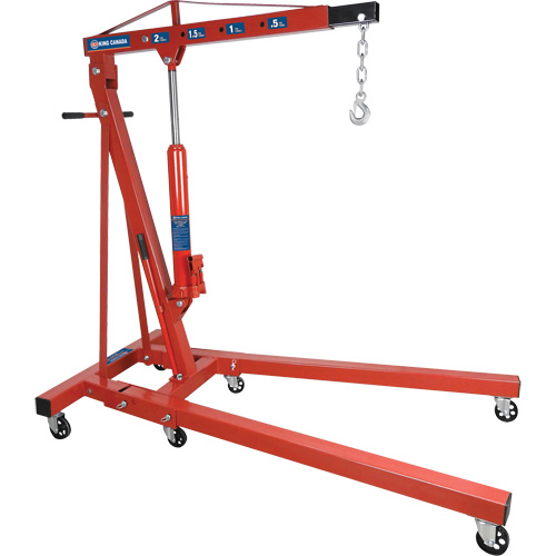 Grues d'atelier escamotables de 2 tonnes, Capacit&eacute; 4000 lb (2 tonnes) Waymarc Industries Inc