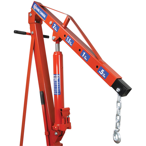 Grues d'atelier escamotables de 2 tonnes, Capacit&eacute; 4000 lb (2 tonnes) Waymarc Industries Inc