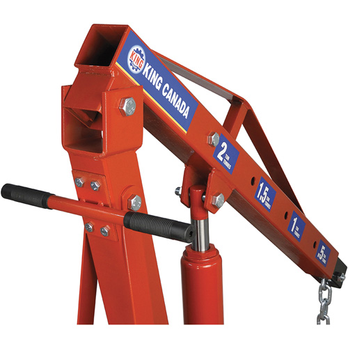 Grues d'atelier escamotables de 2 tonnes, Capacit&eacute; 4000 lb (2 tonnes) Waymarc Industries Inc