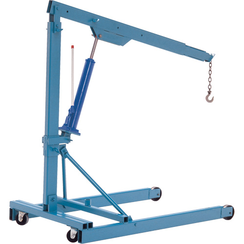 Portable Floor Cranes, 8' Lift, 2000 lbs. (1 tons), 82-1/2" Arm, 69-1/4" H Waymarc Industries Inc