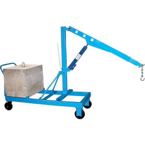 Floor Cranes - Reverse Boom, 8' Lift, 1000 lbs. (0.5 tons), 57" Arm, 78" H Waymarc Industries Inc