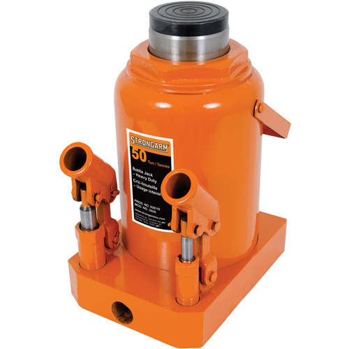 352A Bottle Jack, 50 tons, Manual Hydraulic, 19-3/4" Raised Height Waymarc Industries Inc